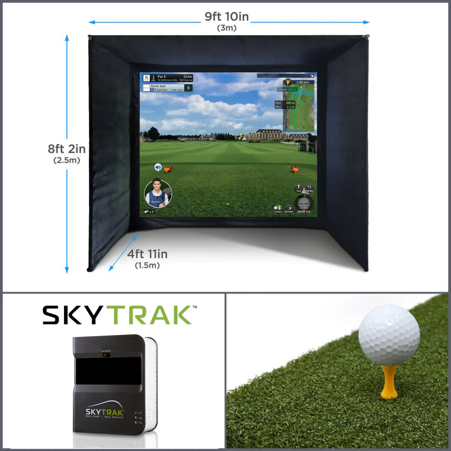 SKYTRAK HOME GOLF SIMULATOR BUNDLE