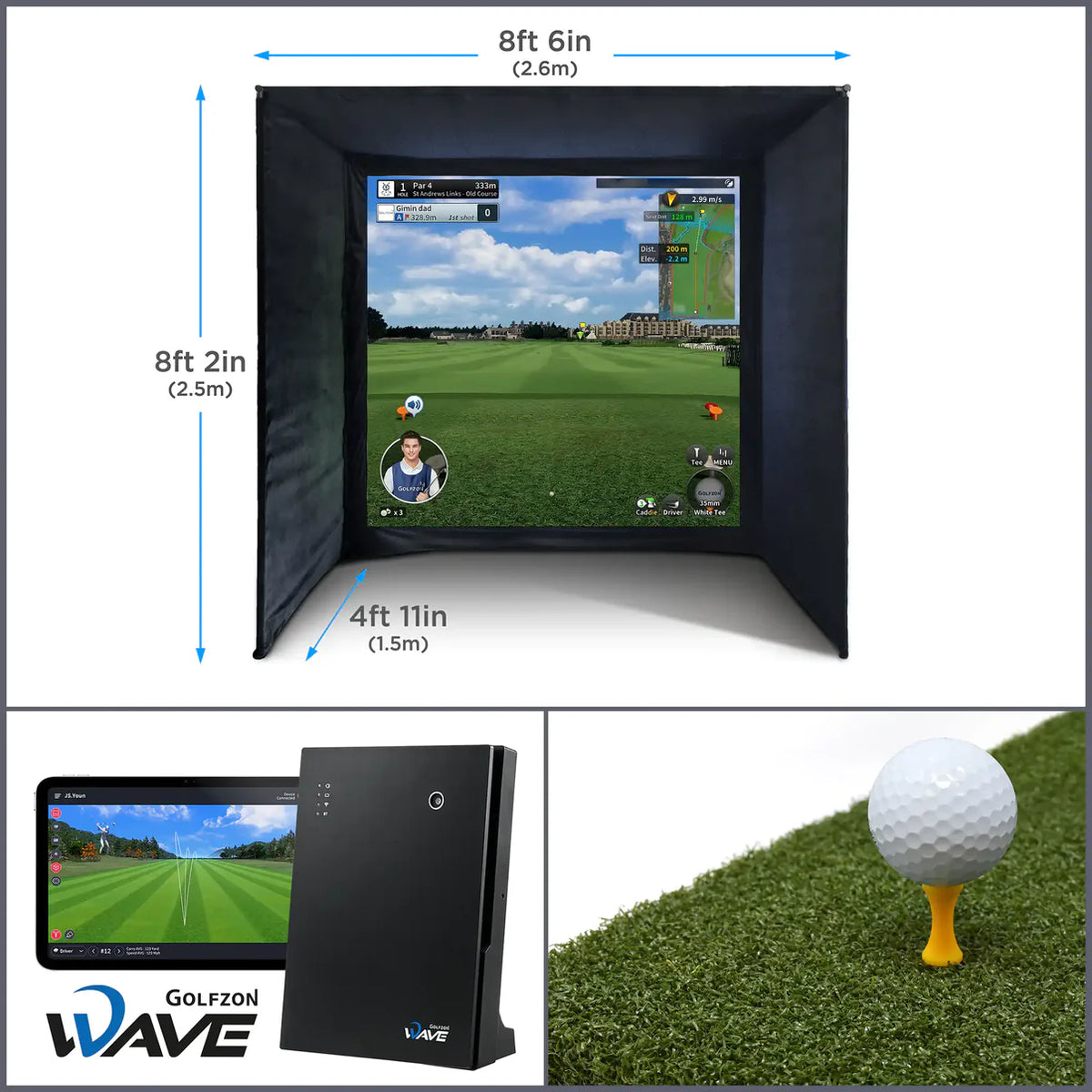 Golfzon Wave - SimTech Home Simulator Bundle – SimTech Golf