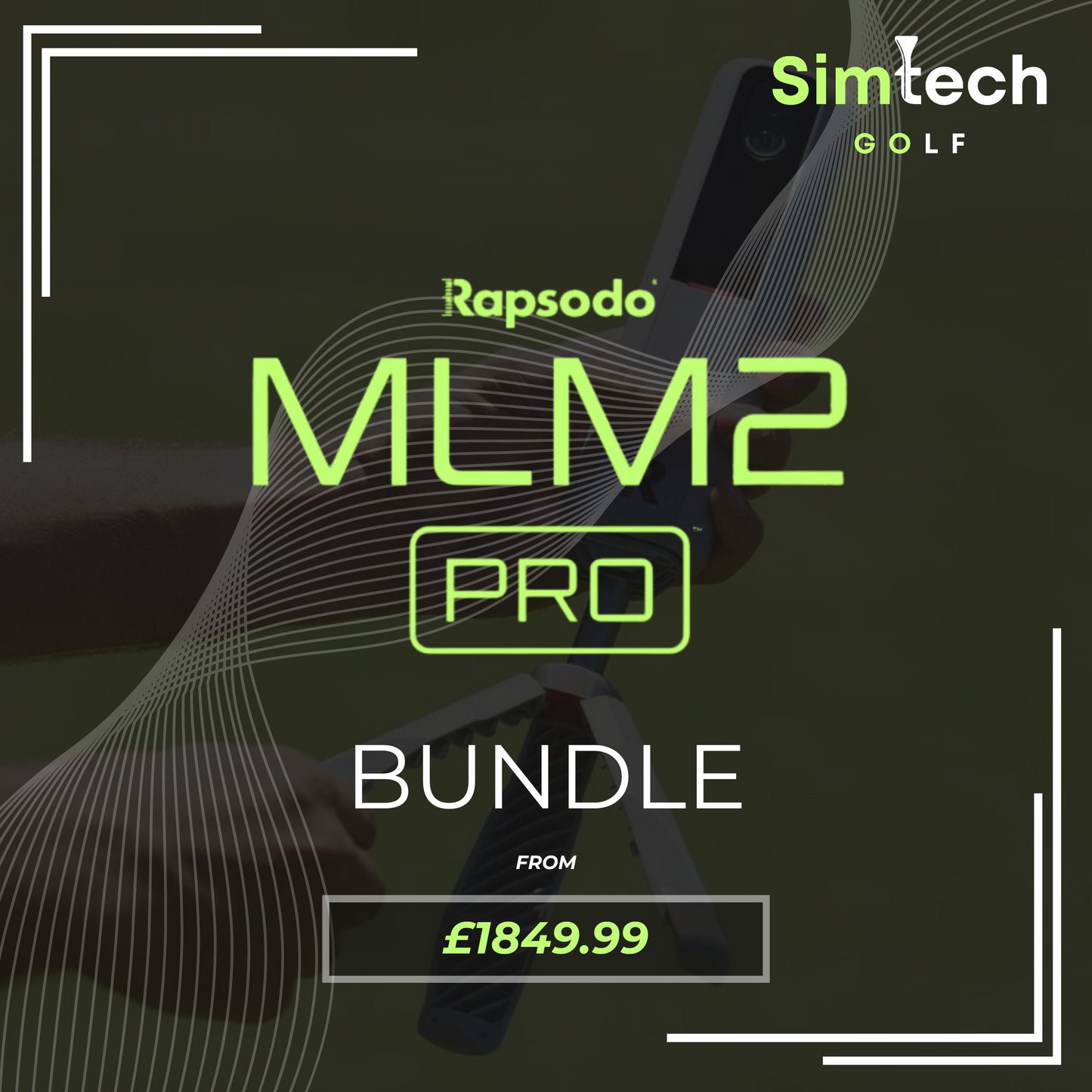 RAPSODO MLM2PRO HOME GOLF SIMULATOR BUNDLE