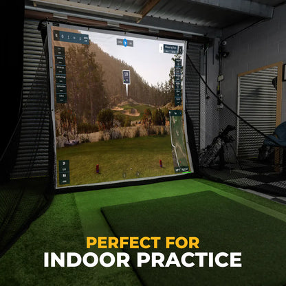 DELUXE PRACTICE NET WITH IMPACT SCREEN