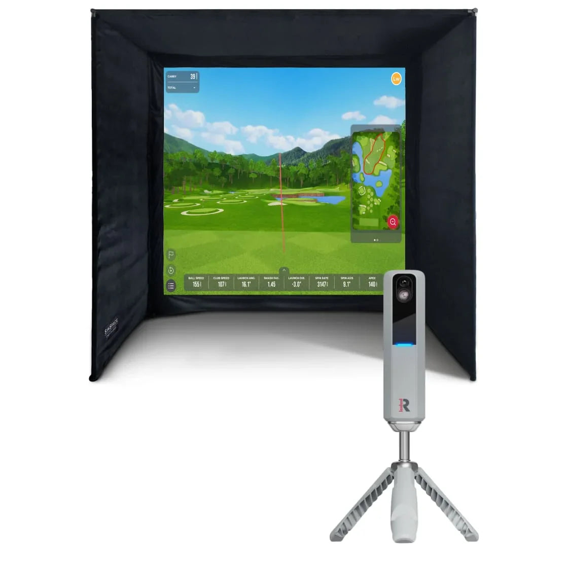 RAPSODO MLM2PRO HOME GOLF SIMULATOR BUNDLE