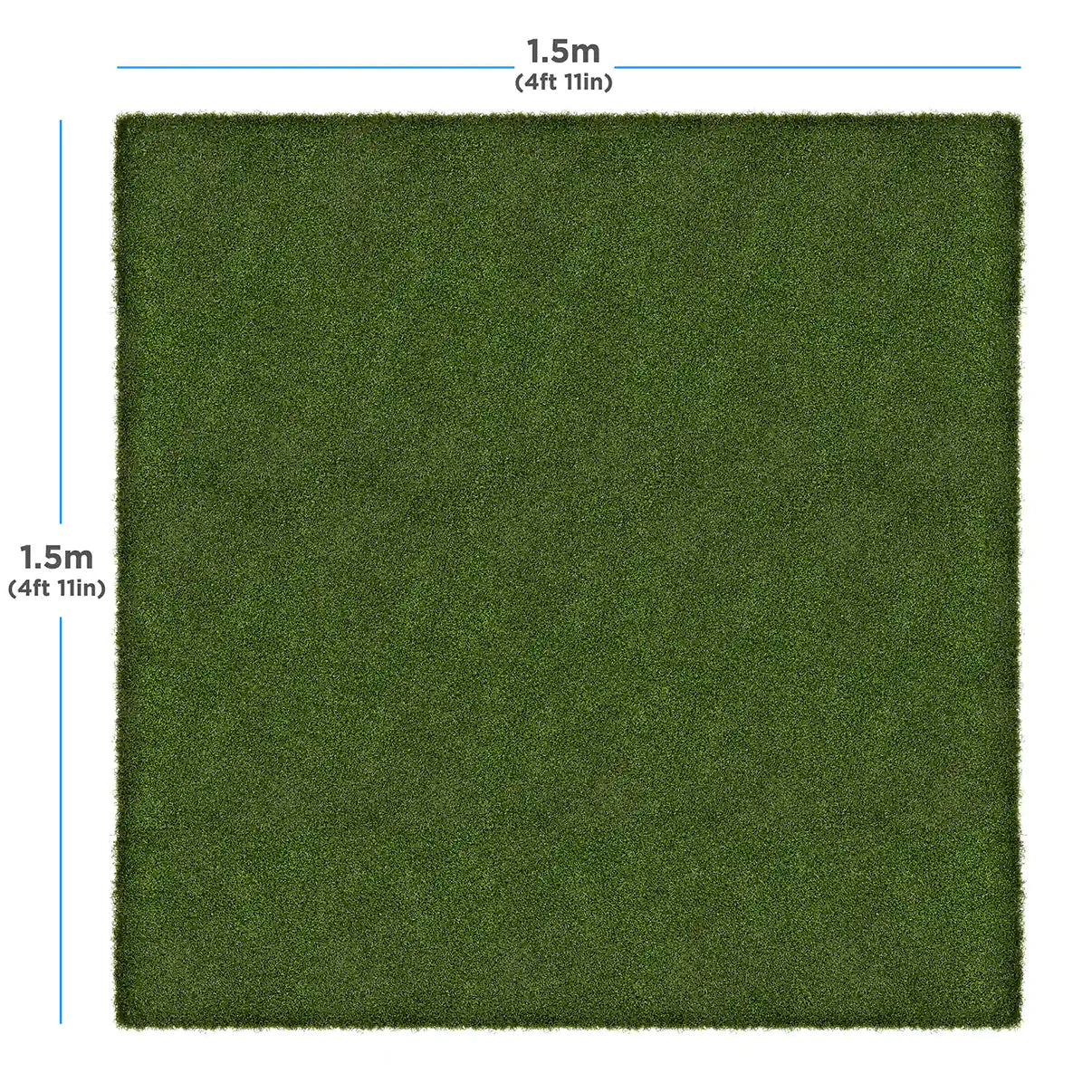 SimTech Premium Tee Turf Mat 1.5m x 1.5m (4' 11